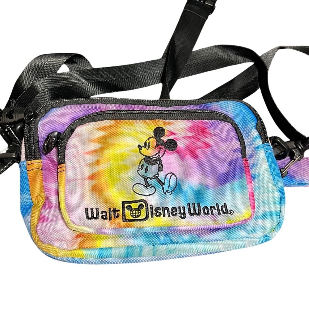 Disneyland Resort tie-dye Fanny packโ belt crossbody bag Mickey Mouse
Disney